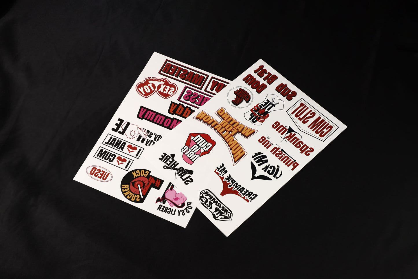 SAY IT ON YOUR SKIN - BADISM TEMPORARY TATTOO SET