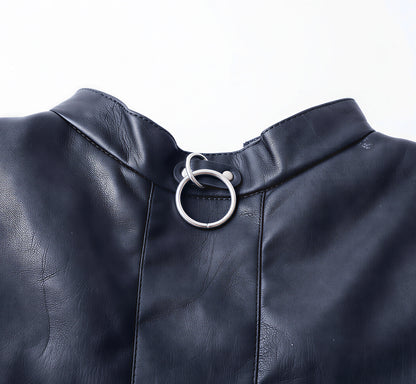 ADJUSTABLE PU LEATHER STRAITJACKET