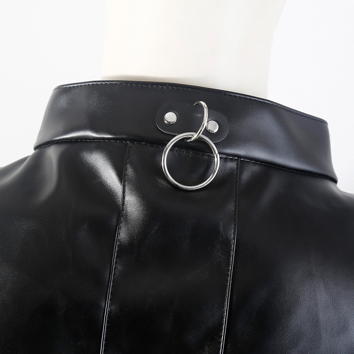 CLASSIC PU LEATHER STRAIGHT JACKET HARNESS