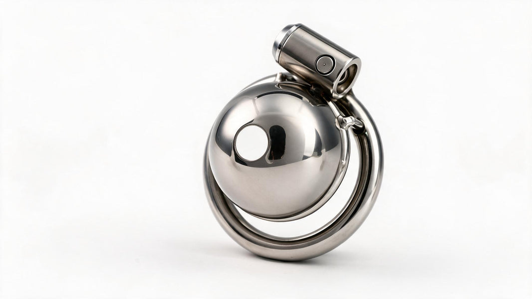 COMPACT STEEL CHASTITY CAGE WITH CAPPED TIP