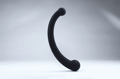 DUAL-HEAD SILICONE VIBRATING ANAL PLUG