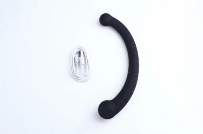 DUAL-HEAD SILICONE VIBRATING ANAL PLUG