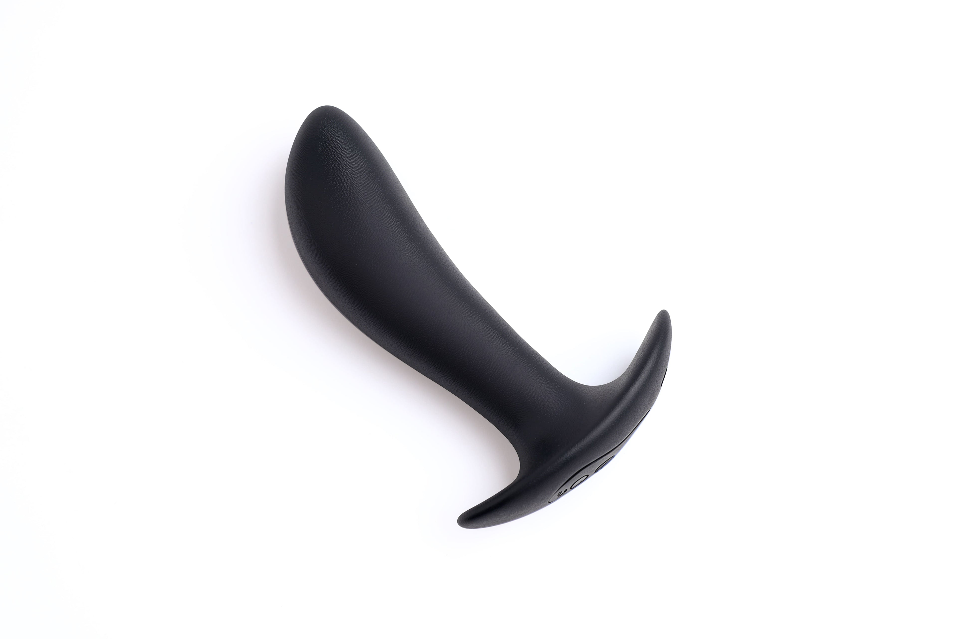 Badism electric shock anal plug vibrator black front view