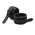 FAUX LEATHER BONDAGE CUFFS – WRIST & ANKLE RESTRAINTS