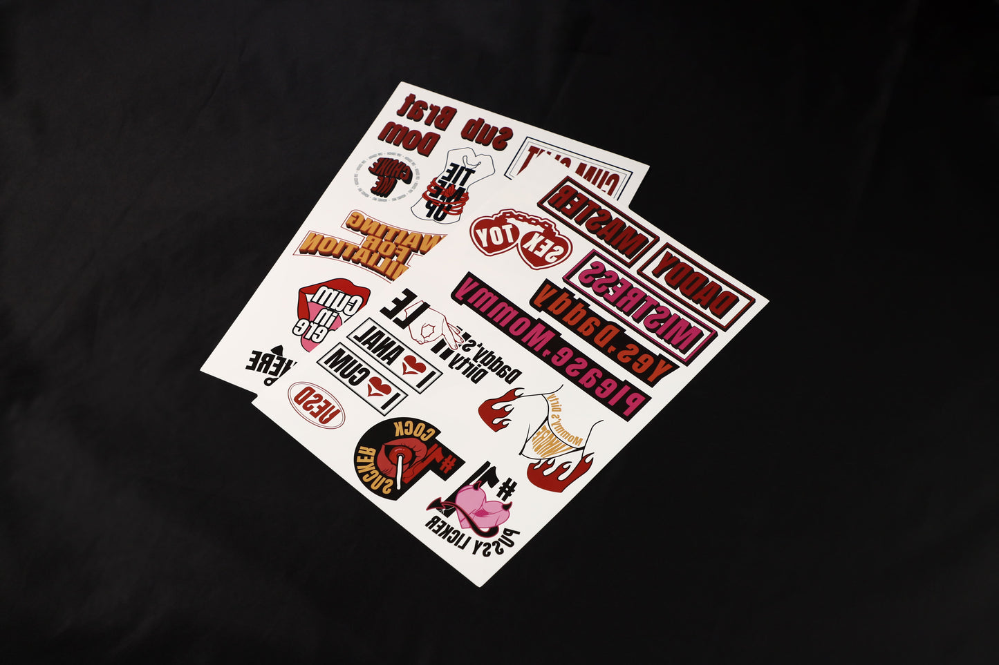 SAY IT ON YOUR SKIN - BADISM TEMPORARY TATTOO SET